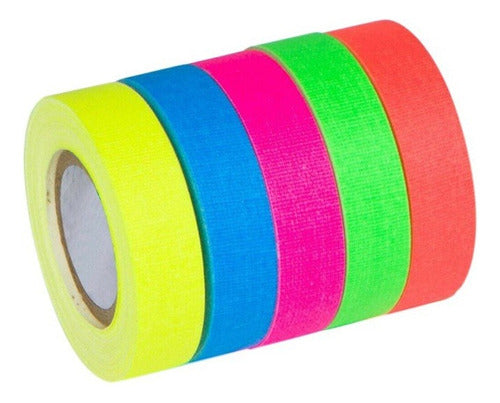 Silverled Fluorescent Tapes for Stage - Pink, Yellow, Blue, Green 0