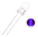 Pack of 10 High Brightness 5mm UV Violet LED Bulbs for Electronics Projects - HobbyTronica 0