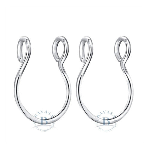 Bavasapiercing 2 False Septum Bull Ring Surgical Steel 0