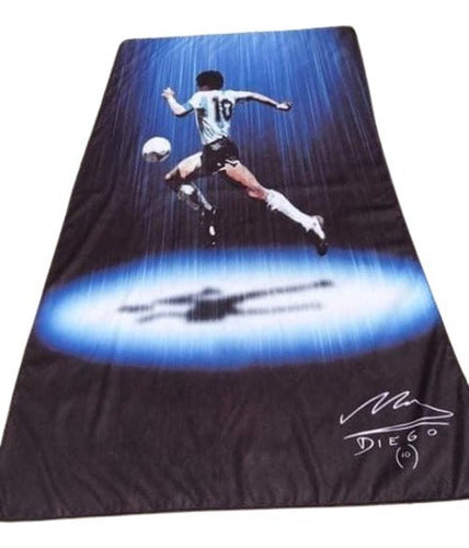 UN ESTILO DE VIDA Maradona Argentina - Microfiber Towel 0