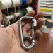 Marine Nautical Carabiner Hook Stainless Steel 3/8 X 10 Cm 1