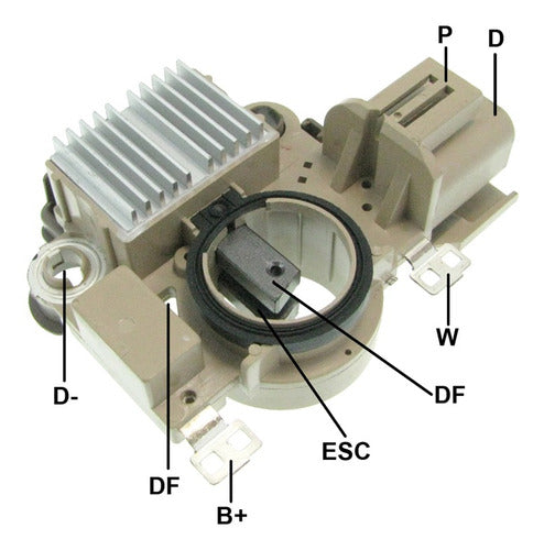 Regulador Alternador Mitsubishi Mazda 12v. 0