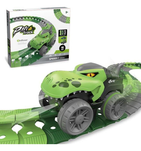 Pista De Autos - Dino Racing Track – 46 Pieces 0