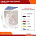 LETATEC Acrylic Box with Lid, Display/Container CTA-252530 1