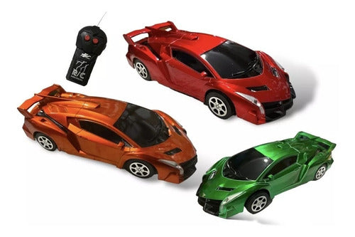 Colorpen Remote Control Sports Car 1:20 Silver 27mhz Colors 1