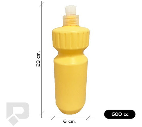 Set of 20 Plastic Sports Water Bottles Candy Bar 600ml 9
