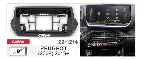 Carav 9-Inch Display Adapter Frame for Peugeot 2008 208 5