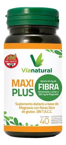 Maxiplus Fiber | Vianatural | 40 Tablets | Gluten-Free 1