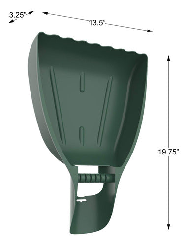 Leaf Scoops Hand Rakes - Lightweight, Durable Grabber Tool For Scooping Up Leaves, Spreading Mulch, Gardening, And Yard Work By Pure Garden (green) 1