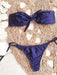 Las Barchelas Strapless Top Bow Bikini Set Colaless 2