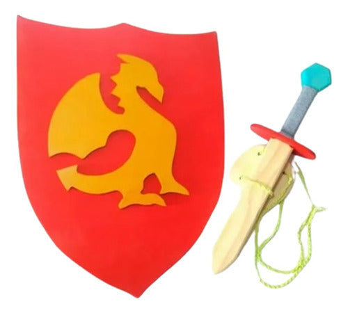 VM Wooden Sword and Shield Set 0