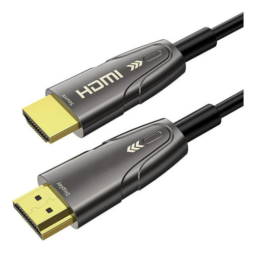 Cabo Hdmi 2.0 60hz Fibra Óptica 50 Metros 4k Alta Definição 2