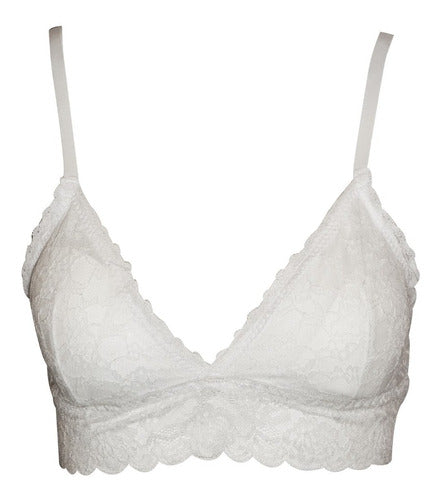 Emmanuelle Lace Bralette Top 1