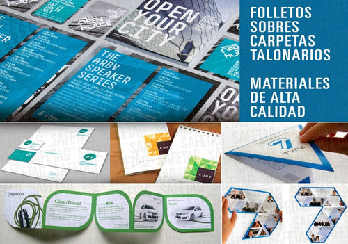 100 Folleto Brochure Volante Pdf Insert Dipticos Flyer Color 1