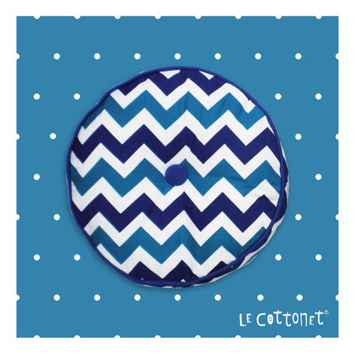 Exclusive Round Decorative Cushions by Le Cottonet for Chairs 22