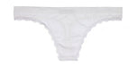 Aretha Seamless Colaless Thong with Lace Trim 0