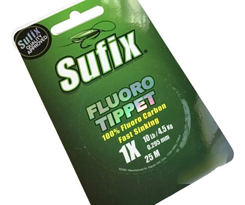 Sufix Fluorocarbon Tippet 1X - 0.29mm X 25m / 10lbs 0