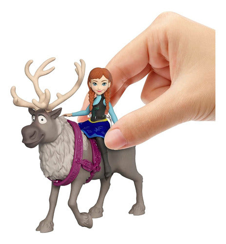 Disney Frozen Anna Doll and Sven Figure by Mattel 3