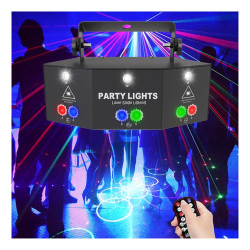 15 Olhos Rgb Discoteca Dj Feixe De Luz Projetor Dmx 3