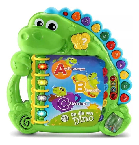 Libro Infantil Didáctico Dinosaurio Luces Sonido Leap Frog 0