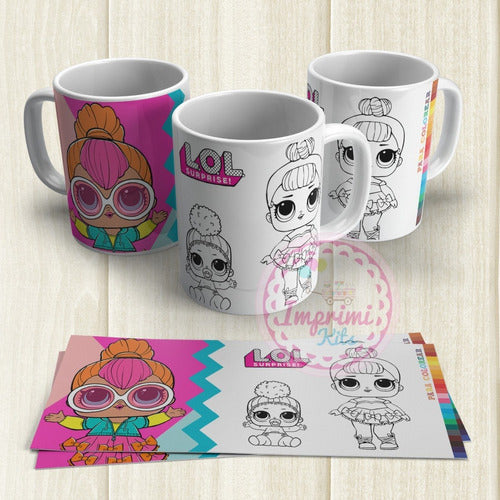 Coloring Mug Templates for Children's Day 8