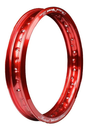 Par De Roda Viper Alumínio 18 X 2.50 Vermelho 3