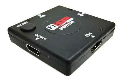 Elect+ HDMI Switch with 3 Inputs and 1 Output Channel Selector 0