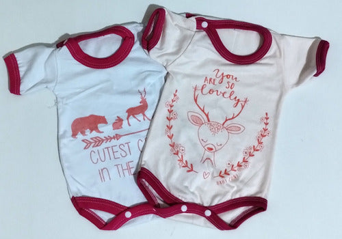 GEN Pack of 2 Short Sleeve Bodysuits for Babies 1