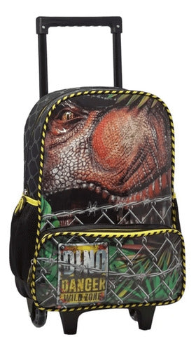 LSyD Dino Dinosaur Backpack with Trolley 16" 1