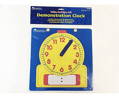 Learning Resources Write & Clean The Demonstration Clock 0