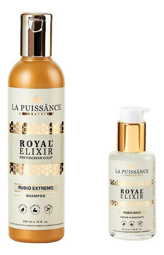 Shampoo + Serum Hidratante Royal Elixir Rubios La Puissance 0