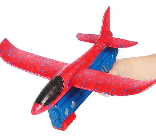 Lançador Avião De Espuma Catapulta Brinquedo Infantil 1117 1