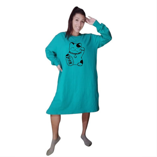 Batika BA Women's Nightgown Plus Size - Cotton Sleepwear 9