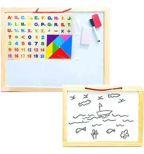 Reversible Chalkboard or Marker Board 33x44 Letters Super Cla N4 6