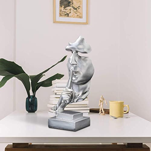 Idyllic Decor Modern and Creative Statue of the Thinker of Silence 1