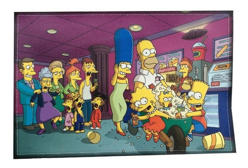 Chacberri Simpsons 3 Eco-Leather Placemat 0