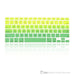 Apple Topcase Faded Ombre Series Green Silicone Keyboard Cover Skin 2