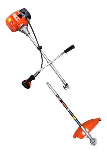 Yard 52cc Brush Cutter. Lightweight Two-Part Aluminum Shaft 1