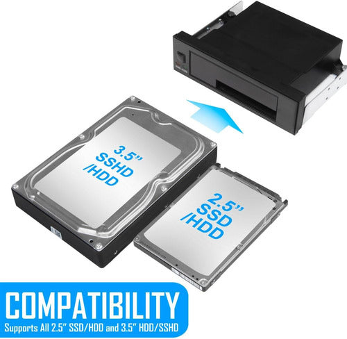 Kingwin Multi-Function HDD Rack for 2.5” and 3.5” SATA 3