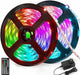 Leoter Tira De Luces Led Kit De 32.8 Pies - Rgb Que Cambia De Color 0