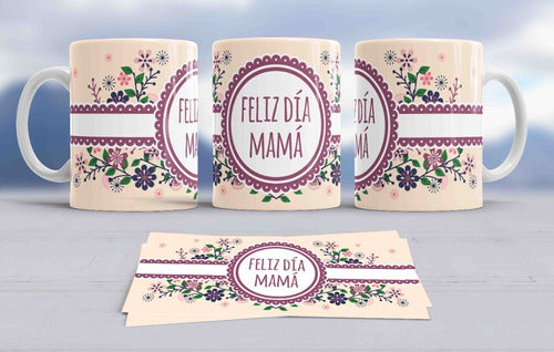 Diseños Plantillas Para Tazas Día De La Madre Sublimación M2 4