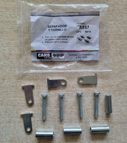 CARE QUIP Separador Y Tornillo Repuesto Silla De Ruedas Cod. Z2 A857 1