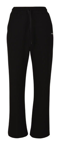 Avia Women's Wide Rustic Pants with Lycra - Black 0