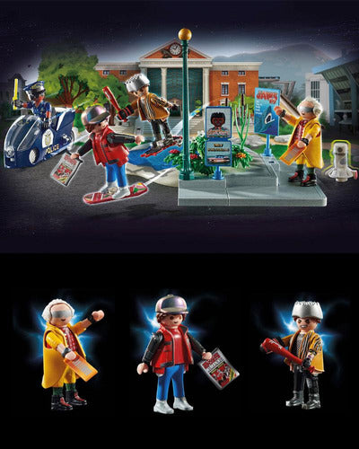 Playmobil Back To The Future Persecución 80 Piezas Original 4