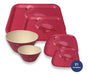 The Kitchen Life Juego Set 21 Piezas Vajilla Melamina Platos Ensaladera Bowl 1