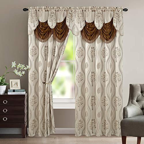 Elegant Comfort Beautiful And Luxurious Panel Curtain Set 0