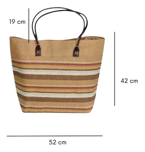 Large Beach Bag Combined with Handle 1