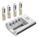 4 X Aaa 1100mah Ni-mh Baterías Recargables Nimh Nicd Cargado 0