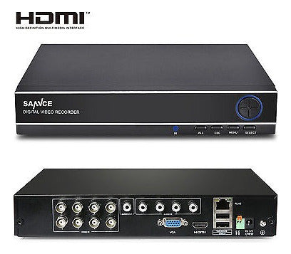 Sannce 5 En 1 1080n 8ch Seguridad Dvr Alta Resolución Hogar 1