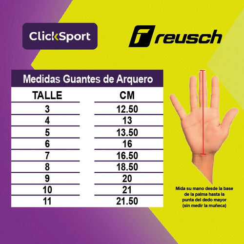 Reusch Guantes Arquero Futbol Hombre Attrakt Solid Az-nj Ras 3